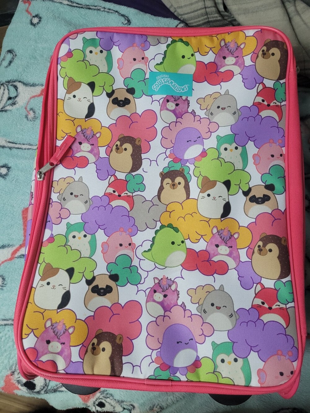 Squishmallows Pink Trim Multi-Character Pet Carrier